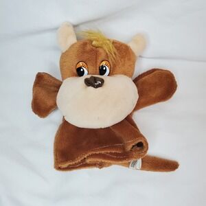 Darice Plush Brown Bear Hand Puppet Stuffed Animal Toy Kids Toddler